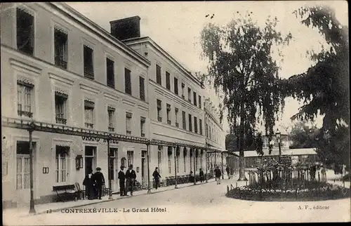 Ak Contrexéville Vosges, Le Grand Hotel