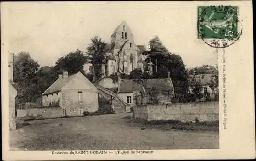 Ak Septvaux Aisne, L'Eglise