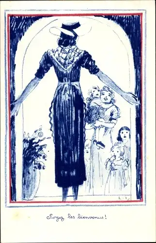 Künstler Ak Soyez les bienvenus, Comité National de l'Enfance, Paris