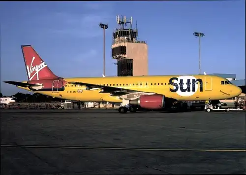 Ak Britisches Passagierflugzeug, Virgin Sun, Airbus A320 214, G VTAN Cn 764