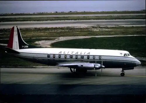 Ak Italienisches Passagierflugzeug, Alitalia, Vickers Viscount 798, I LIRM