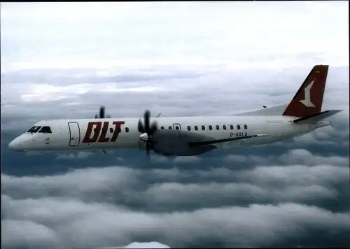 Ak Deutsches Passagierflugzeug, OLT, Saab 2000, D AOLA