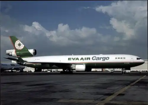 Ak Taiwanesisches Frachtflugzeug, Eva Air Cargo, McDonnell Douglas MD 11, B 16102