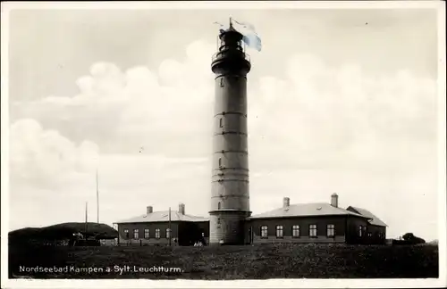 Ak Kampen auf Sylt, Leuchtturm