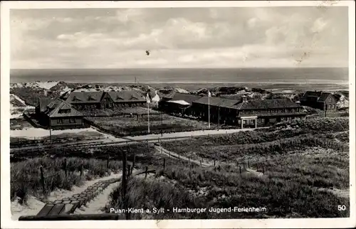 Ak Insel Sylt in Nordfriesland, Puan Klent, Hamburger Jugend-Ferienheim