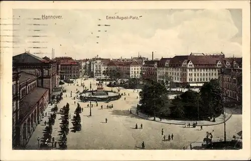 Ak Hannover in Niedersachsen, Ernst-August-Platz