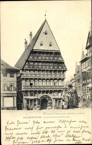 Ak Hildesheim in Niedersachsen, Knochenhaueramthaus