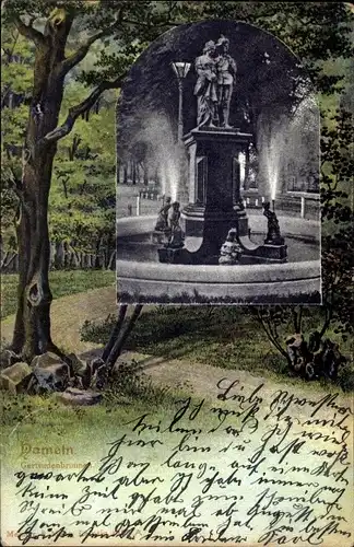 Ak Hameln an der Weser Niedersachsen, Gertrudenbrunnen