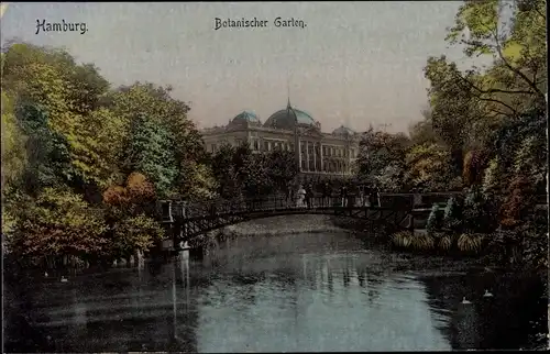 Ak Hamburg Mitte Altstadt, Botanischer Garten