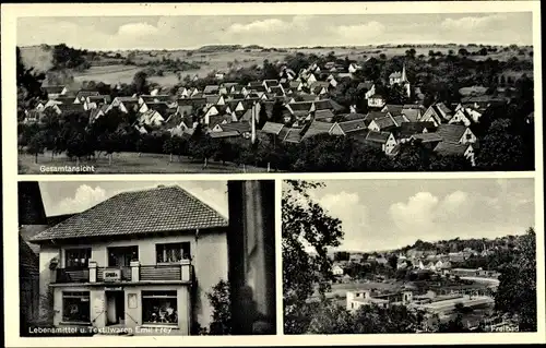 Ak Unterschefflenz Schefflenz in Baden, Panorama, Lebensmittel