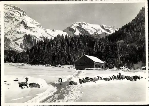 Ak Krinau Wattwil im Obertoggenburg Kanton St Gallen, Älpli, Säntis