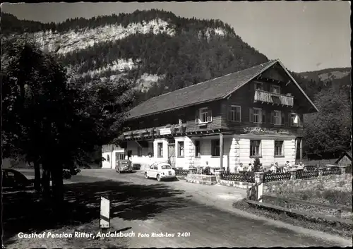 Ak Andelsbuch Vorarlberg, Gasthof Pension Ritter