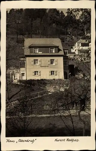 Ak Rathen an der Elbe Sächsische Schweiz, Haus Abendruh