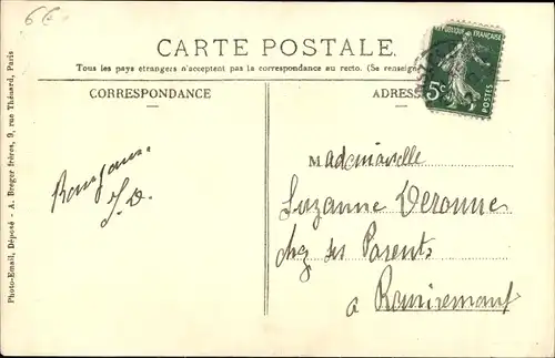 Ak Bains les Bains Vosges, Les Bains Romains