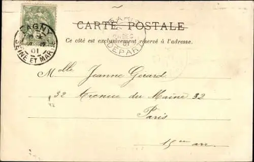 Ak Lagny Seine et Marne, Vue generale
