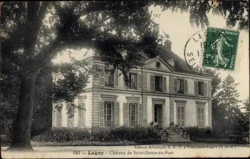 Ak Lagny Seine et Marne, Chateau de Saint Denis du Port