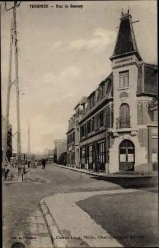 Ak Tergnier Aisne, Rue de Quessy