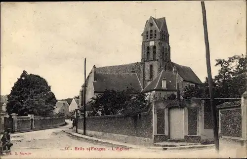 Ak Briis sous Forges Essonne, L'Eglise