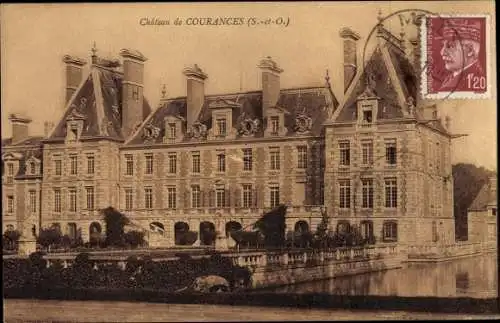 Ak Courances Essonne, Le Chateau