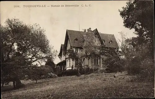 Ak Tourgeville Calvados, Manoir de Benerville
