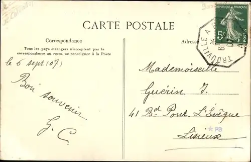 Ak Tourgeville Calvados, Manoir de Benerville