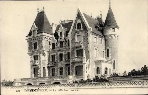 Ak Tourgeville Calvados, La Villa Mors