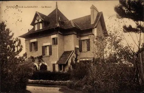 Ak Tourgeville les Sablons Calvados, Le Mesnil