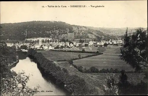 Ak Sermizelles Yonne, Vue generale