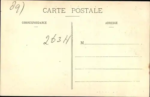 Ak Sermizelles Yonne, Vue generale