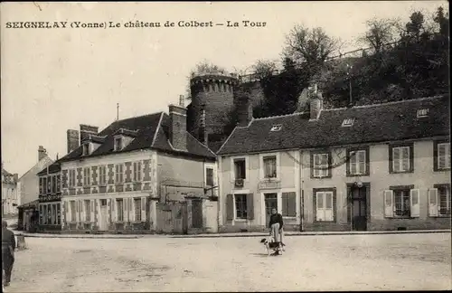 Ak Seignelay Yonne, Le chateau de Colbert, La Tour