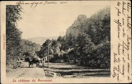 Ak Riervescemont Territoire de Belfort, Le chateau du Rosemont