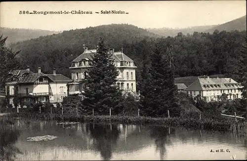 Ak Rougemont le Château Territoire de Belfort, Saint Nicolas