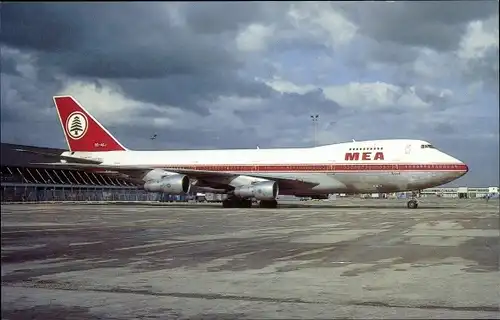 Ak Libanesisches Passagierflugzeug, MEA Middle East Airlines, Boeing B 747, OD AGJ