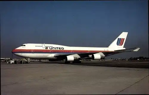 Ak Amerikanisches Passagierflugzeug, UNITED Airlines, Boeing 747-422, N171UA Spirit of Seattle