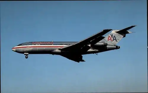 Ak Amerikanisches Passagierflugzeug, American Airlines, Boeing 727-95