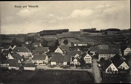 Ak Wieseth Kreis Ansbach in Mittelfranken Bayern, Panorama