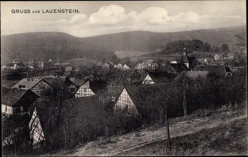 Ak Lauenstein Salzhemmendorf in Niedersachsen, Gesamtansicht