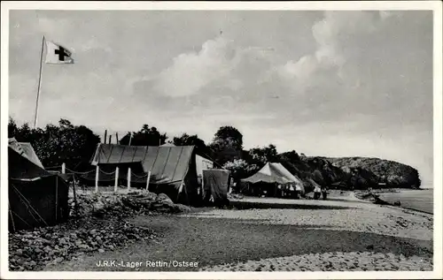 Ak Rettin Neustadt in Holstein, JRK Lager