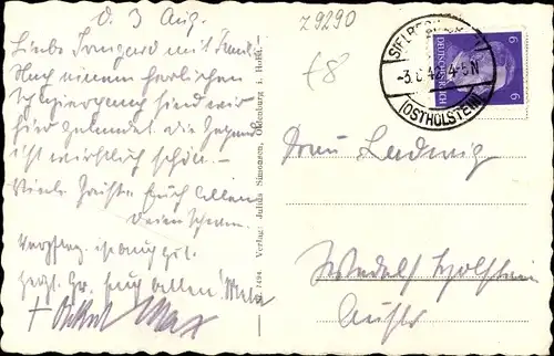 Ak Sielbeck Eutin in Ostholstein, Partie am Fährhaus, Holsteinische Schweiz