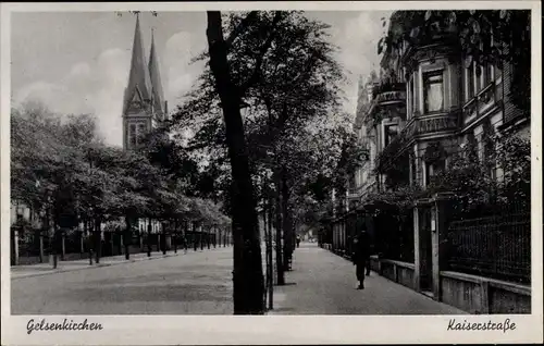 Ak Gelsenkirchen im Ruhrgebiet, Kaiserstraße