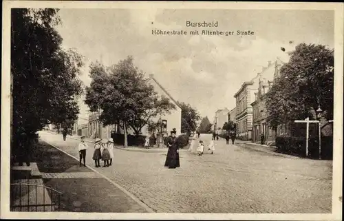 Ak Burscheid in Nordrhein Westfalen, Höhnestraße, Altenberger Straße