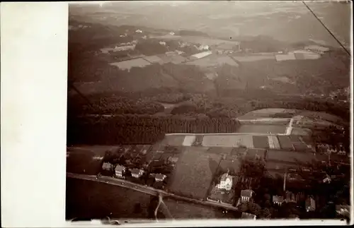 Foto Ak Hilgen Burscheid Rheinisch Bergischen Kreis, Fliegeraufnahme, Bundesstraße 51