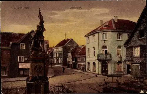 Ak Burscheid in Nordrhein Westfalen, Marktplatz