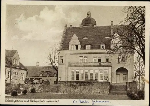 Ak Helmsdorf Stolpen in Sachsen, Erholungsheim und Bäckerschule