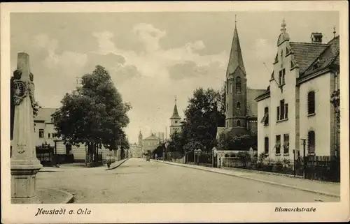 Ak Neustadt an der Orla, Bismarckstraße