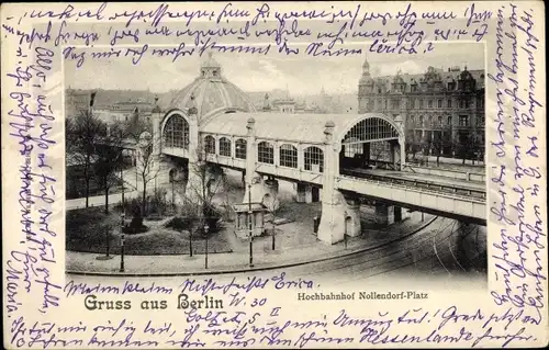 Ak Berlin Schöneberg, U Bahnstation Nollendorf Platz