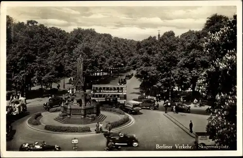 Ak Berlin Tiergarten, Skagerrakplatz