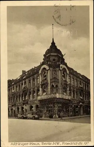 Ak Berlin Mitte, Aschinger Haus, Friedrichstraße 97