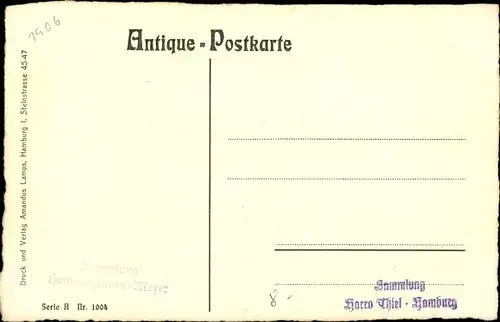 Künstler Ak Hamburg, Jakobikirche Pferdemarkt