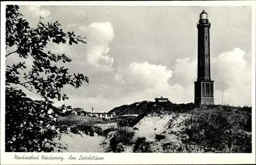 Ak Norderney in Ostfriesland, Leuchtturm